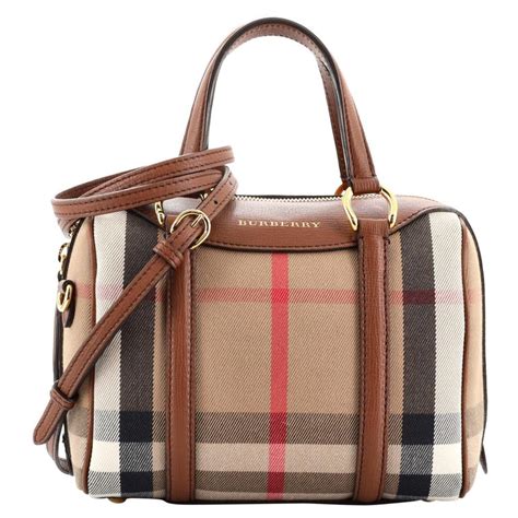 Burberry Alchester Convertible Satchel House Check and 